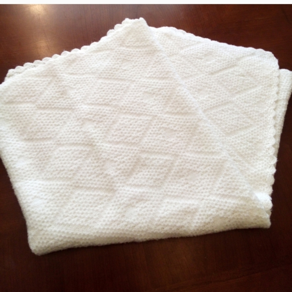 Beautiful Hand knitted baby blanket